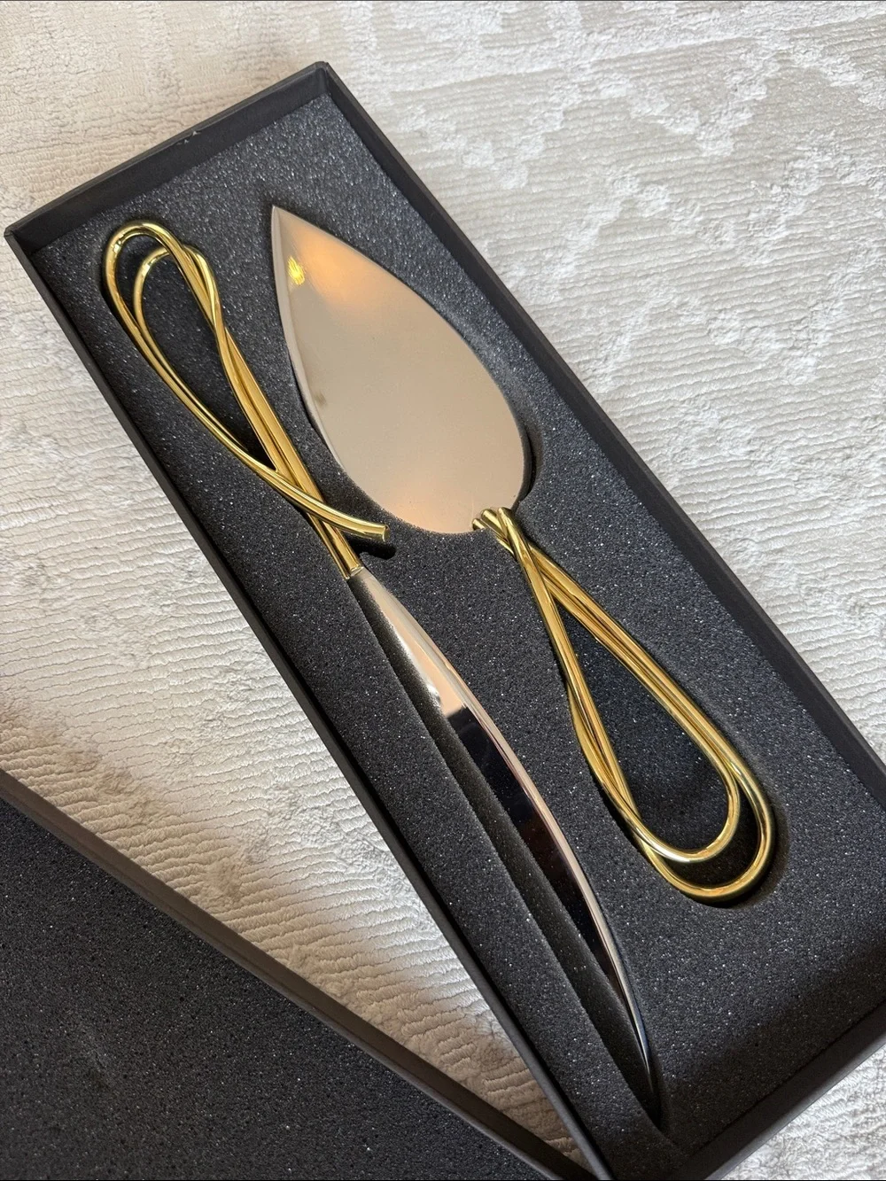 NWT Michael Aram Calla Lily Cake Knife & Server Set
